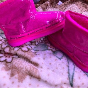 Pink Juicy couture rain boots
